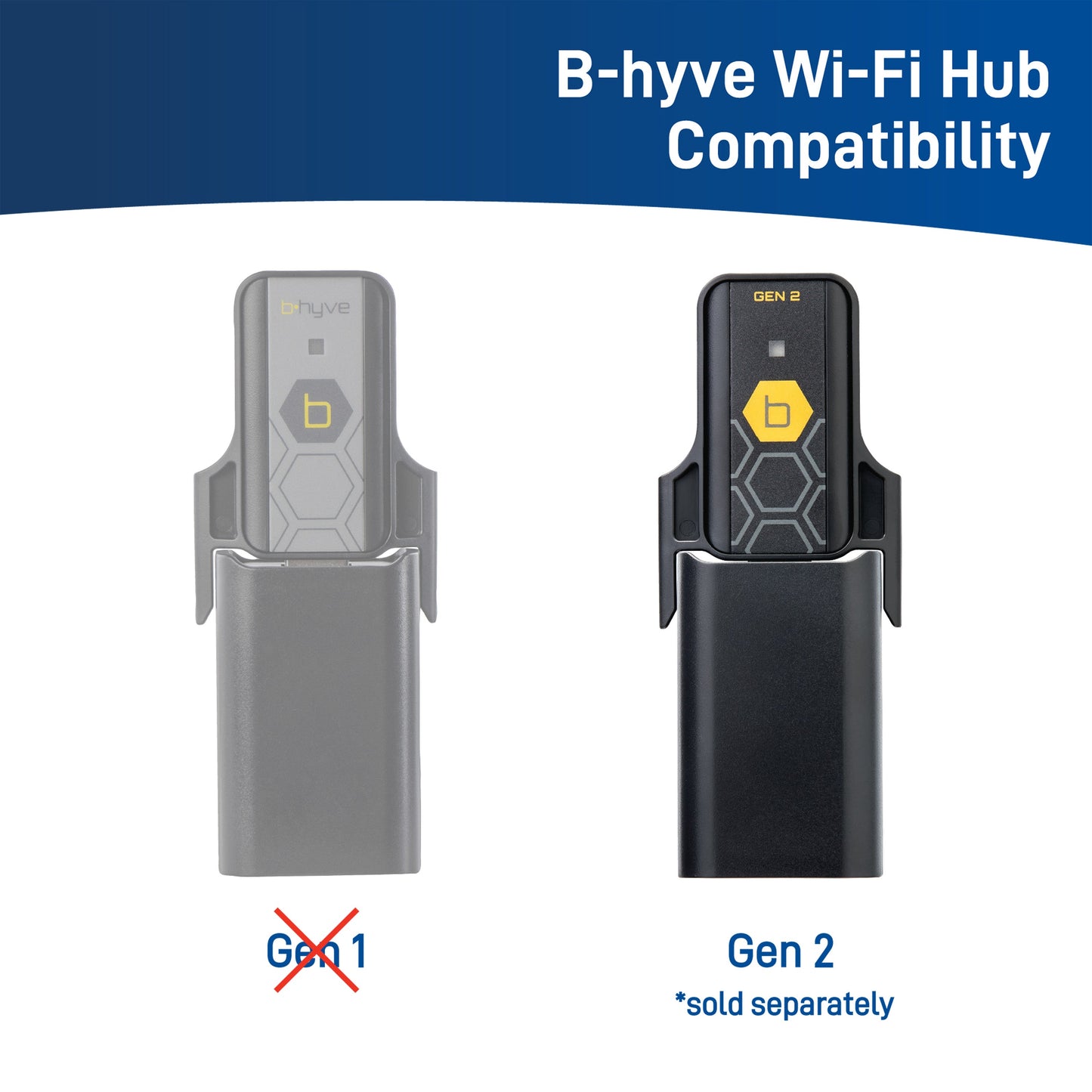 B-hyve XD Bluetooth 2-Outlet Hose Faucet Timer | 24632